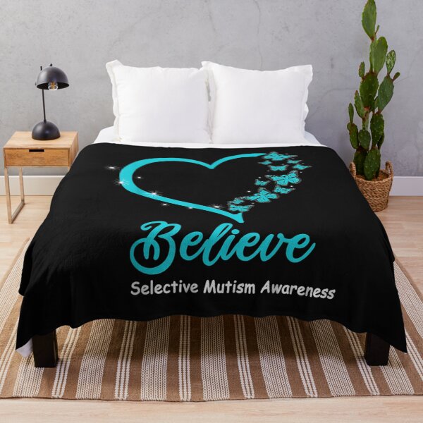 Item preview, Believe Selective Mutism Awareness, teal-ribbon awareness designed and sold by JaySantos2022.