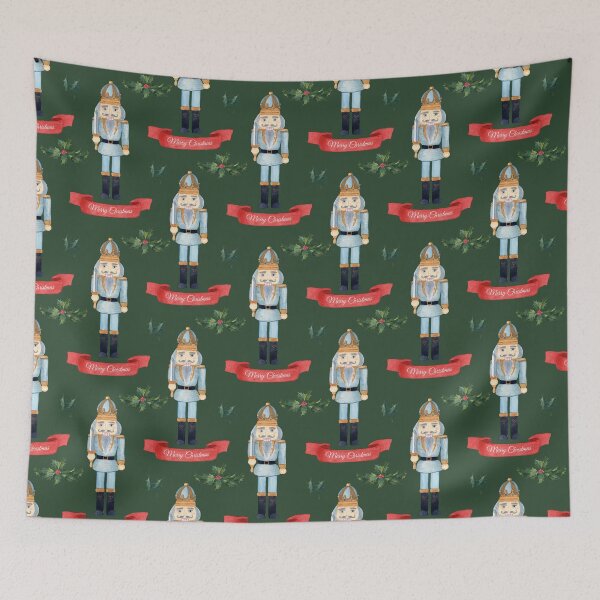 Item preview, Vintage Christmas Blue Nutcrackers  designed and sold by silviaol.