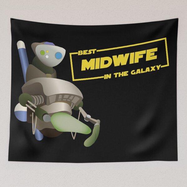 Item preview, Best Midwife in the Galaxy! designed and sold by fashionsforfans.
