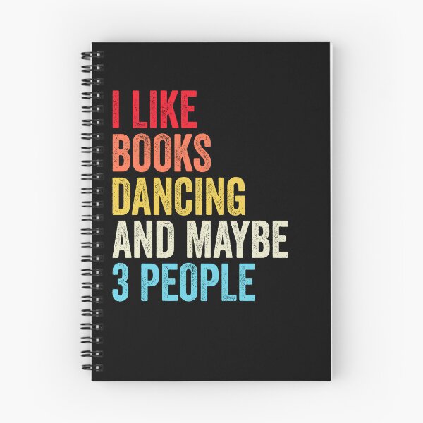 Item preview, I Like Books Dancing And Maybe Three People Shirt, Funny Cool Dancing Mens Womens girls Lovers Birthday Christmas Gift Shirt designed and sold by xlnv.