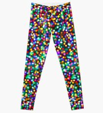 Christmas Birthday Happy Lights Leggings