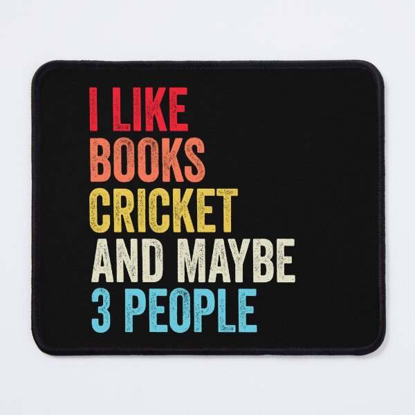 Item preview, I Like Books Cricket And Maybe Three People Shirt, Funny Cool Cricket Mens Womens girls Lovers Birthday Christmas Gift Shirt designed and sold by xlnv.