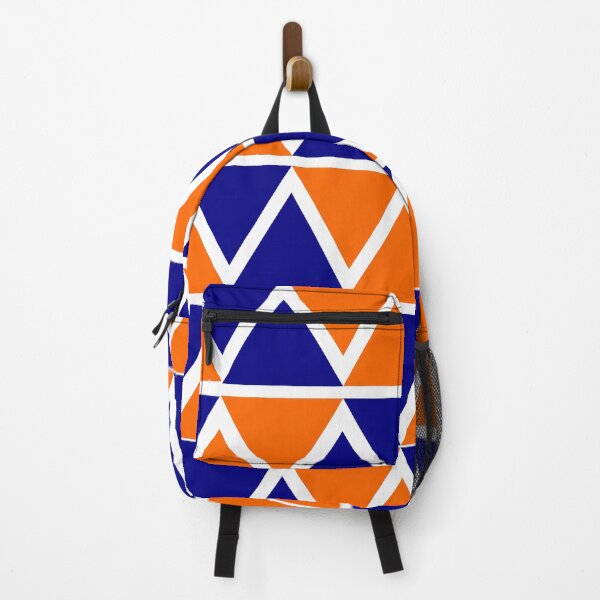 Item preview, A orange and blue triangles pattern designed and sold by detalheseartes.