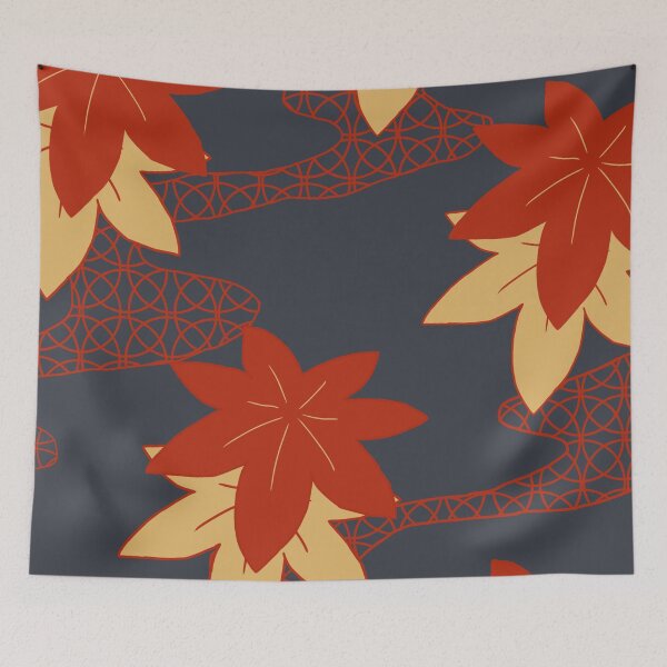 Item preview, 紅葉に流水 -Autumn leaves with running water- designed and sold by AtelierJasmine.