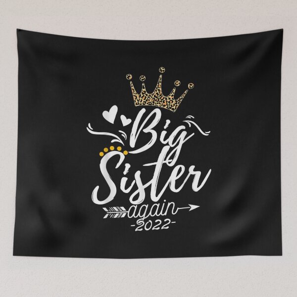 Item preview, Big Sister 2022 Again Leopard Print Soon to be Big Sister designed and sold by JaySantos2022.