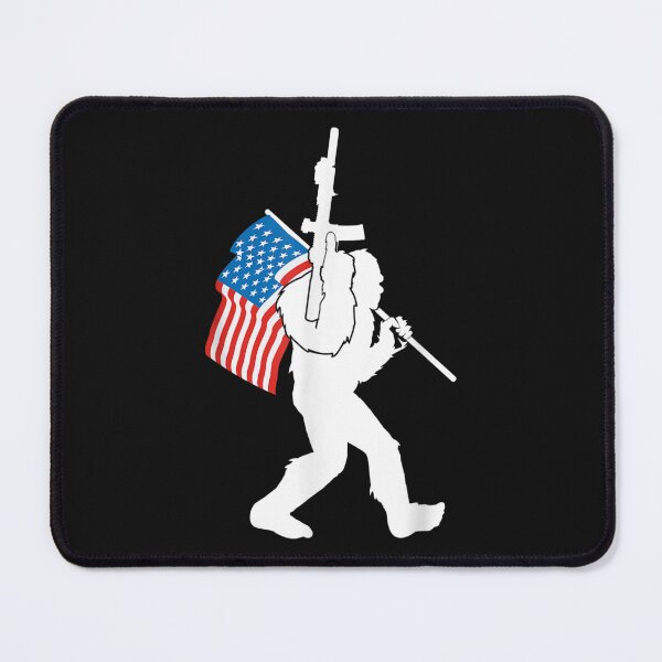 Item preview, Bigfoot American Flag USA 2nd Amendment Bear Arms Sasquatch designed and sold by JaySantos2022.