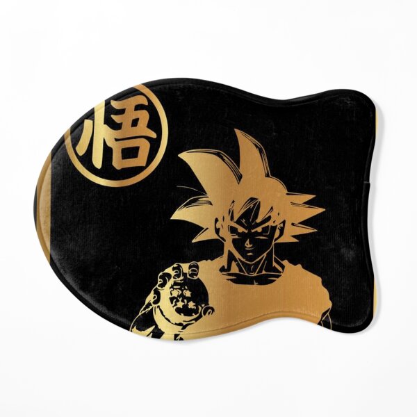 black gold goku Cat Mat