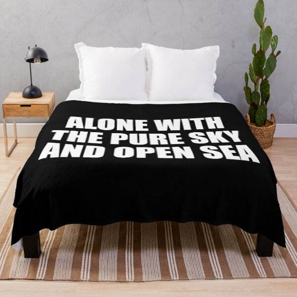 Item preview, Alone with the pure sky and open sea designed and sold by Colorfulandfun.