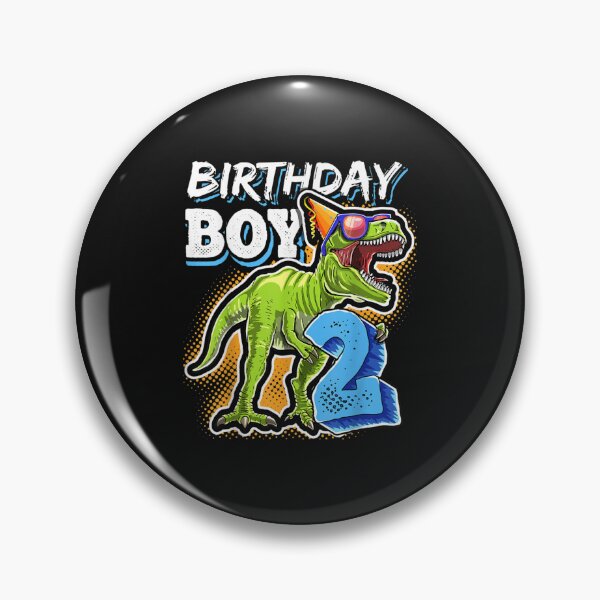 Artikelvorschau, Geburtstagskind 2. Geburtstag T Rex Dinosaurier Party Geschenk Jungen entworfen und verkauft von JaySantos2022.