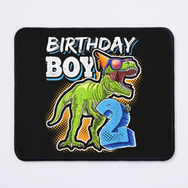 Item preview, Birthday Boy 2 2nd Birthday T Rex Dinosaur Party Gift Boys designed and sold by JaySantos2022.
