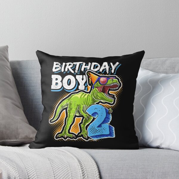 Item preview, Birthday Boy 2 2nd Birthday T Rex Dinosaur Party Gift Boys designed and sold by JaySantos2022.