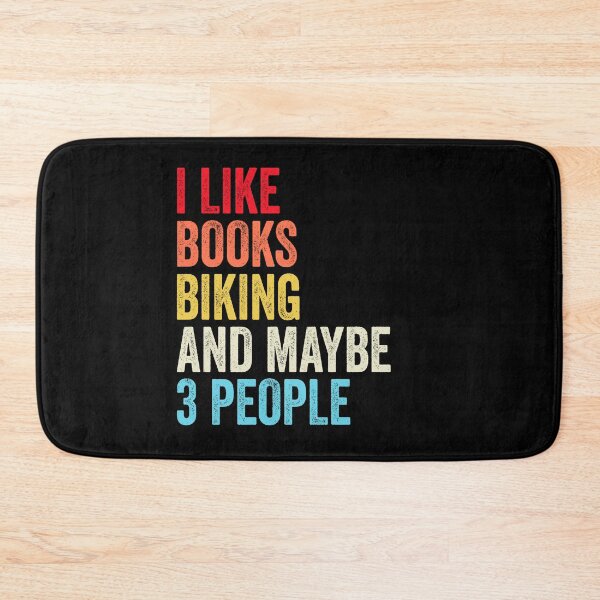 Item preview, I Like Books Biking And Maybe Three People Shirt, Funny Cool Biking Mens Womens girls Lovers Birthday Christmas Gift Shirt designed and sold by xlnv.
