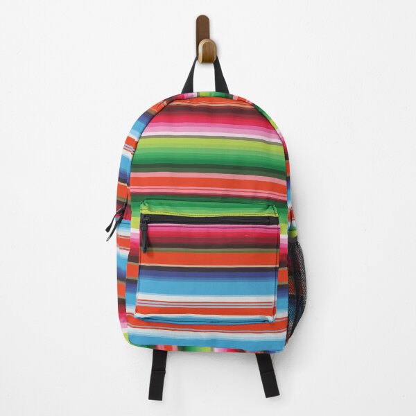 Item preview, Multicolor Serape Mexican serape blanket zerape jorongo stripes mexican zarape pattern designed and sold by T-Mex.