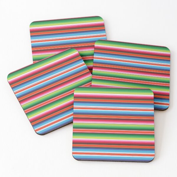 Item preview,  Multicolor Serape Mexican serape blanket zerape jorongo stripes mexican zarape pattern designed and sold by T-Mex.