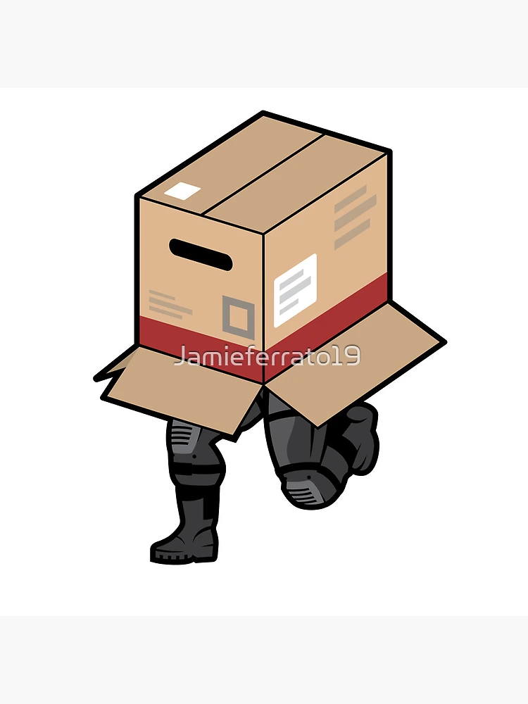 Solid Snake Sneaking in Box - Metal Gear Solid 1 Solid Snake Sneaking in Box - Metal Gear Solid 1