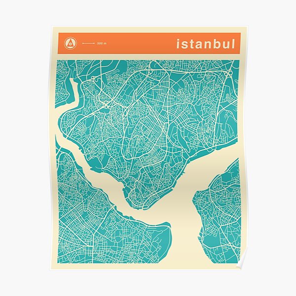 ISTANBUL KARTE Poster