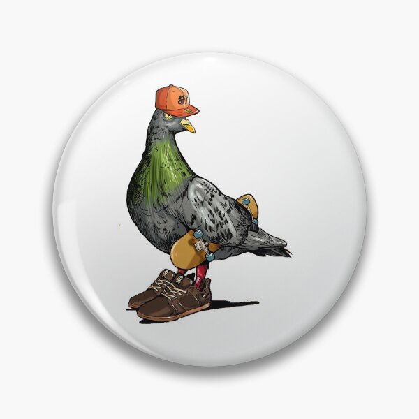 Item preview, SKATEBOARD PIGEON designed and sold by Angelica Maria  Franco Cano.