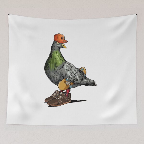 Item preview, SKATEBOARD PIGEON designed and sold by Angelica Maria  Franco Cano.