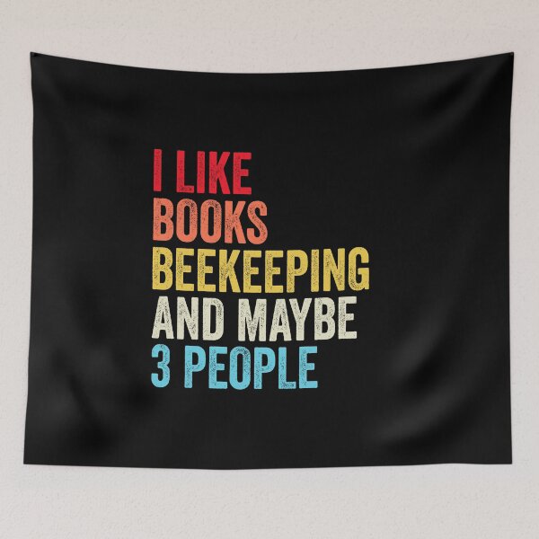 Item preview, I Like Books Beekeeping And Maybe Three People Shirt, Funny Cool Beekeeping Mens Womens girls Lovers Birthday Christmas Gift Shirt designed and sold by xlnv.