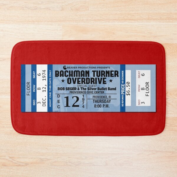 Item preview, CLASSIC ROCK CONCERT TICKETS - BACHMAN TURNER OVERDRIVE designed and sold by WOOFANG.