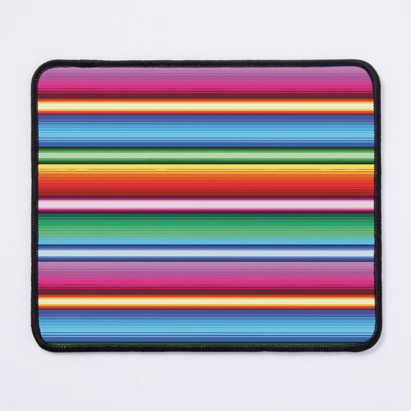 Item preview, Serape Saltillo Mexican serape blanket zerape jorongo neon stripes zarape designed and sold by T-Mex.