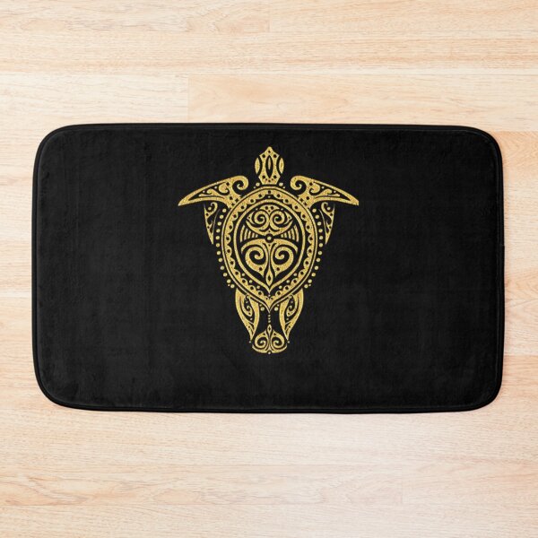Item preview, Shamanic Sea Turtle - Gold Ornaments designed and sold by peggslatouru.