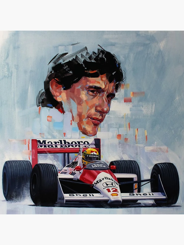 Wallpaper Ayrton Senna legend Poster for Sale by renihanisa