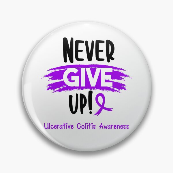 Item preview, Ulcerative Colitis Warrior - Ulcerative Colitis Awareness - Never Give Up! designed and sold by Robbsyn.