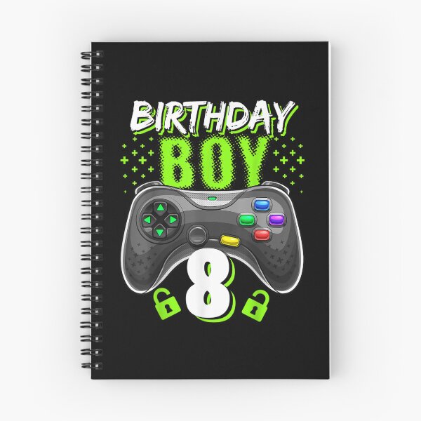 Item preview, Birthday Boy 8 Video Game Controller Gamer 8th Birthday Gift designed and sold by KimberleyRamsey.