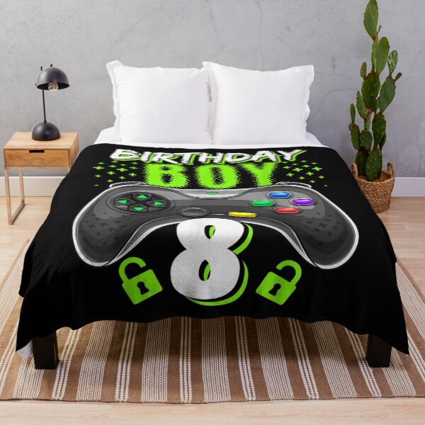Item preview, Birthday Boy 8 Video Game Controller Gamer 8th Birthday Gift designed and sold by KimberleyRamsey.