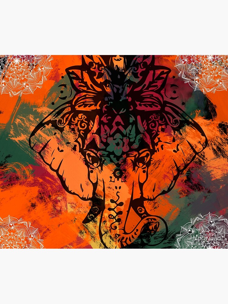 Elephant Mandala by NoraMohammed