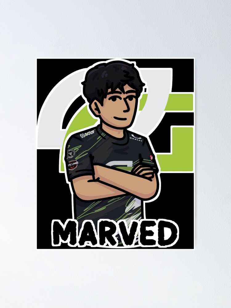 "OPTIC Gaming 2022 Marved " Poster for Sale by EsportsCartoon Redbubble