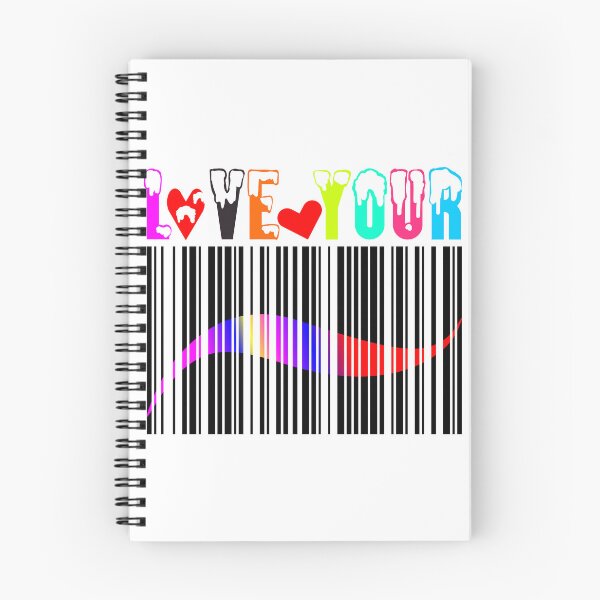 Item preview, I love you barcode designed and sold by WSShopArt21.