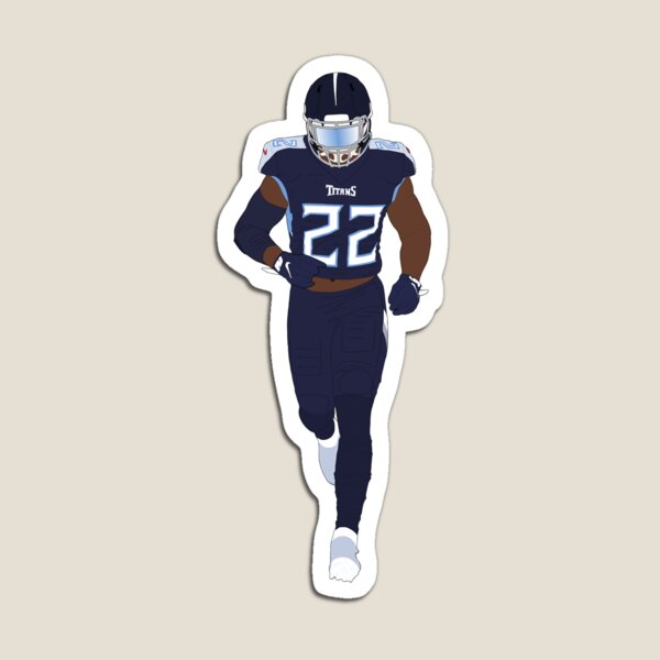 Derrick Henry Caricature Throwback L / White