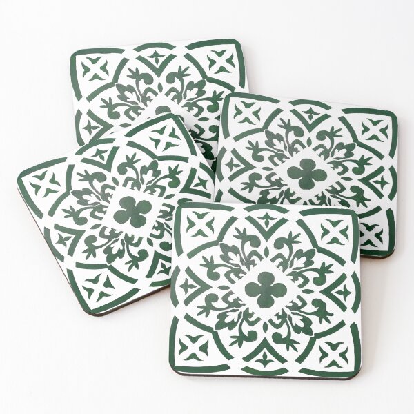 Item preview, Emerald green flower design designed and sold by Melissa Renee.