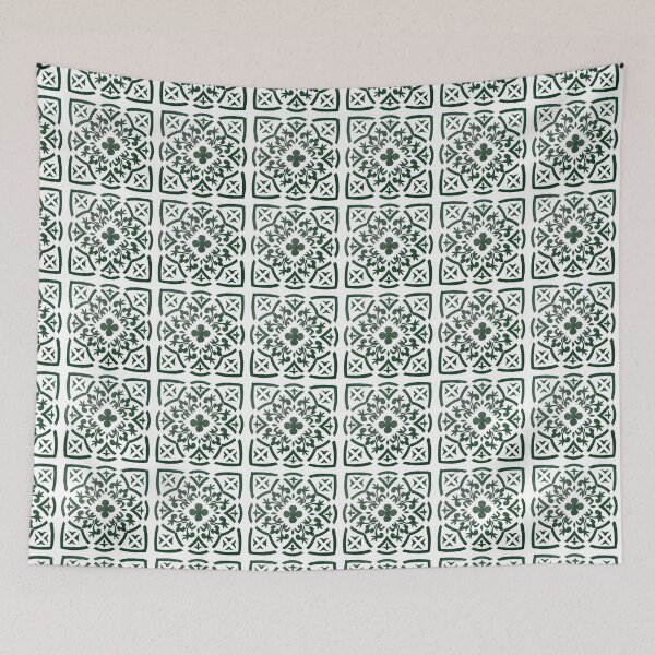 Item preview, Emerald green flower design designed and sold by Melissa Renee.