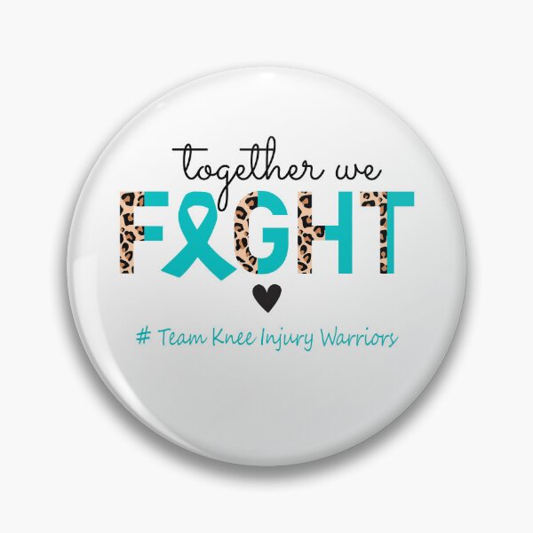 Item preview, Knee Injury Awareness Together We Fight Team Knee Injury Warriors designed and sold by whlrcheryl.