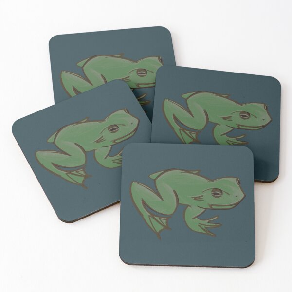 Item preview, Green Frog Doodle designed and sold by lukeskywater.
