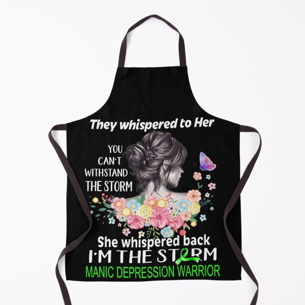Item preview, Manic Depression Warrior I'm The Storm Manic Depression Awareness designed and sold by Hatjar.