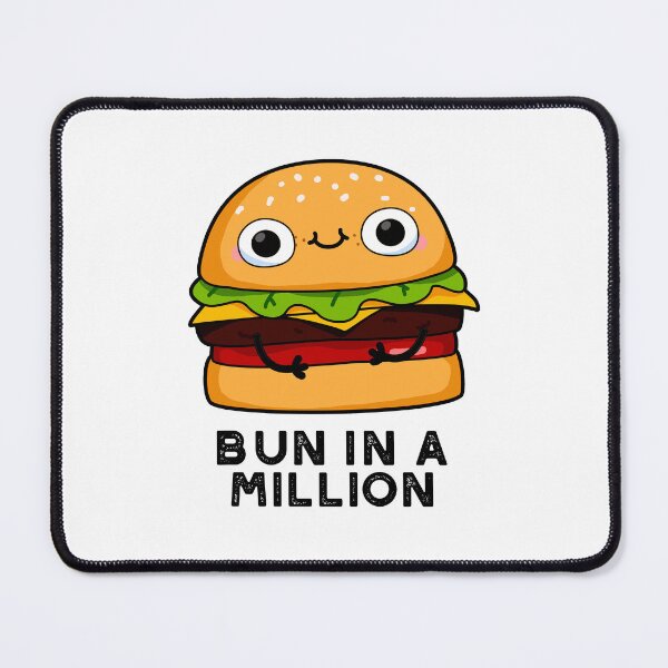Item preview, Bun In A Million Funny Burger Puns  designed and sold by punnybone.