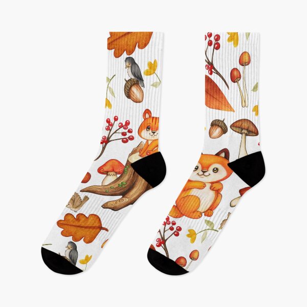 Item preview, Forest Baby Animals and Birds in the Fall designed and sold by silviaol.