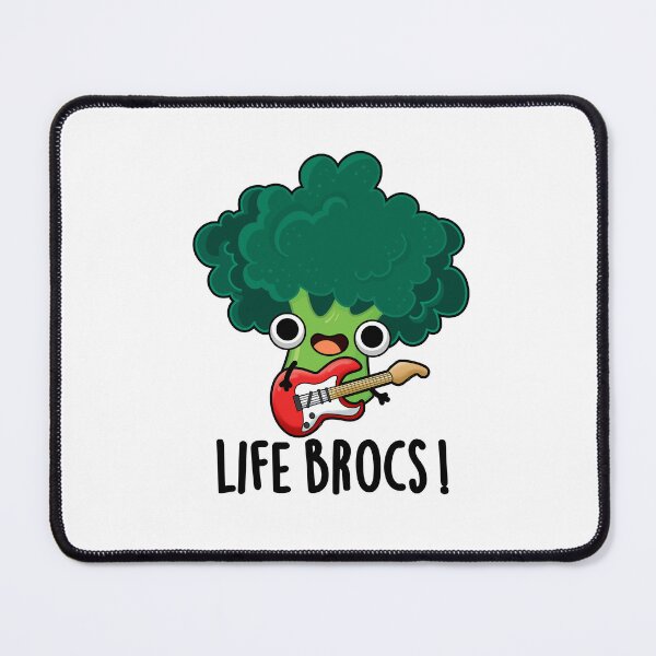 Item preview, Life Brocs Funny Broccoli Puns designed and sold by punnybone.