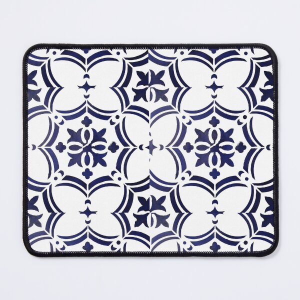 Item preview, Royal Blue floral design designed and sold by Melissa Renee.