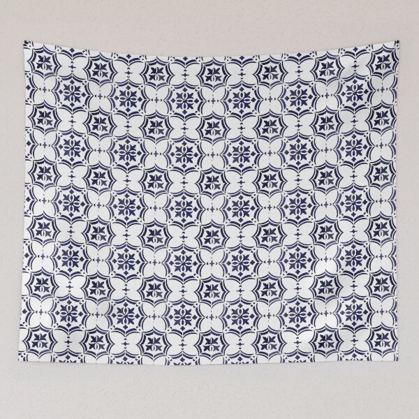 Item preview, Royal Blue floral design designed and sold by Melissa Renee.