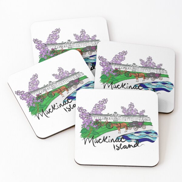 Item preview, Mackinac Island designed and sold by Rabble Rouser Arts.