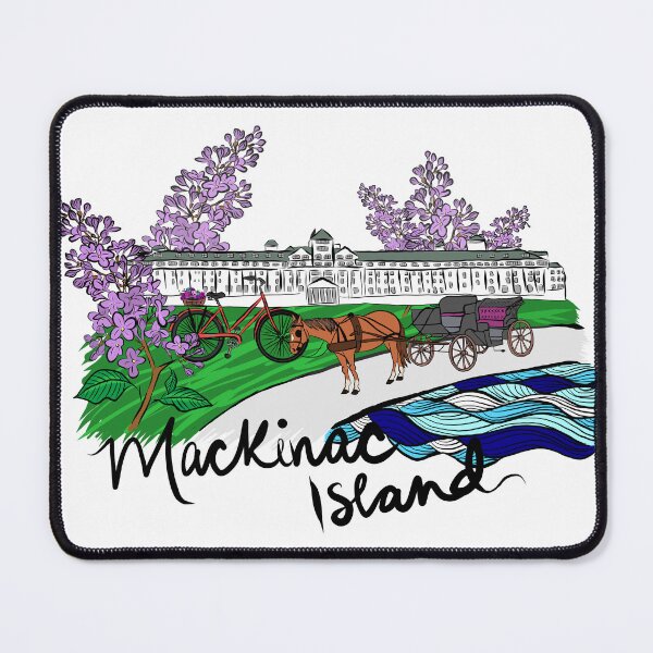 Item preview, Mackinac Island designed and sold by Rabble Rouser Arts.