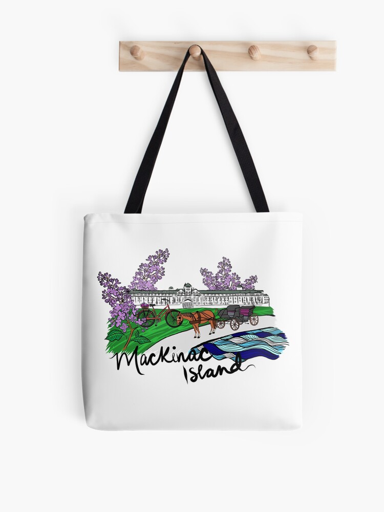 Mackinac I Love It Here Tote Bag