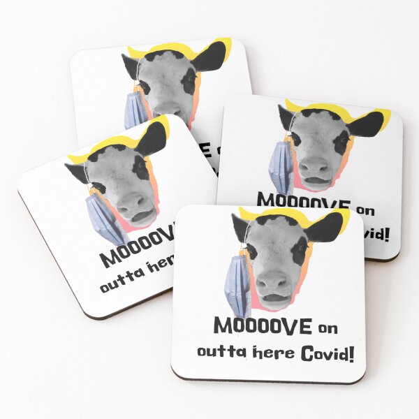 Item preview, Colorful Covid Cow designed and sold by BuffaloPrairie.
