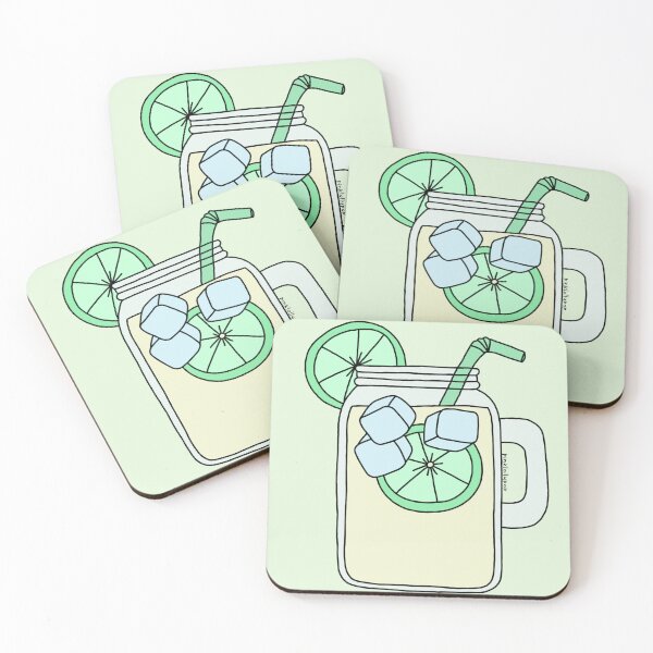 Item preview, Icy Lemonade In Mason Jar designed and sold by PinkLollypop.