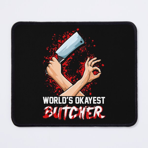 Item preview, World's Okayest Butcher designed and sold by xmjajd.